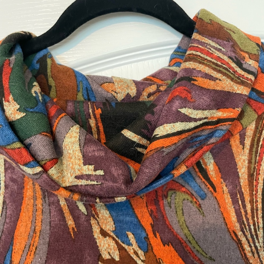 ALI MILES XL Vibrant Multicolor Knit Top - Picture 4 of 9